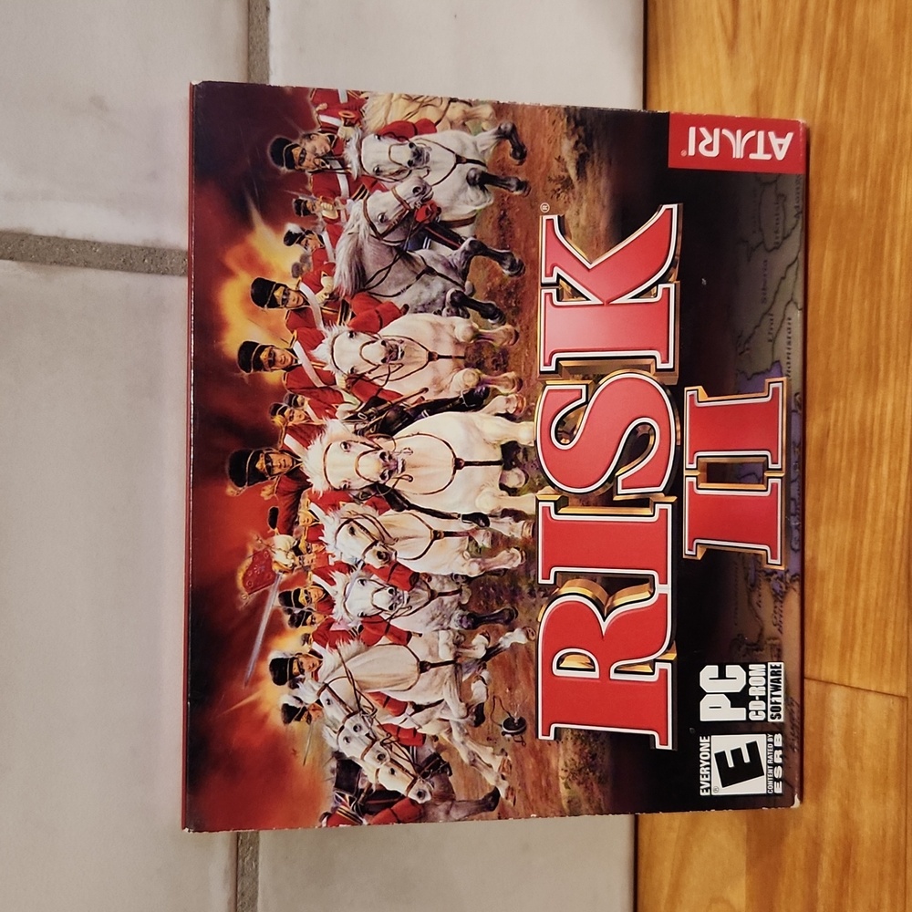 Risk II PC CD-ROM Computer Game Atari Hasbro